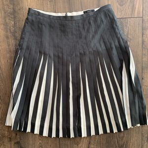 J. Crew silk knife pleat skirt sz 4